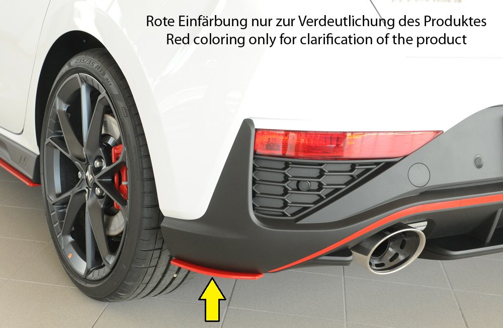 Splitter lateral trasero Rieger para Hyundai i30 N PDE (después del facelift)