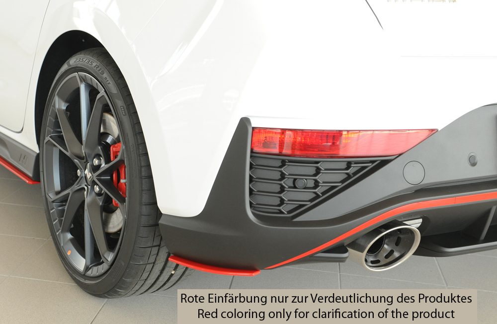 Splitter lateral trasero Rieger para Hyundai i30 N PDE (después del facelift)