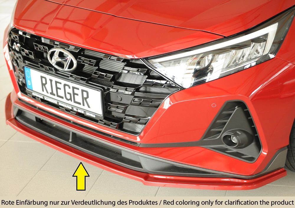 Splitter Rieger para Hyundai i20 N BC3