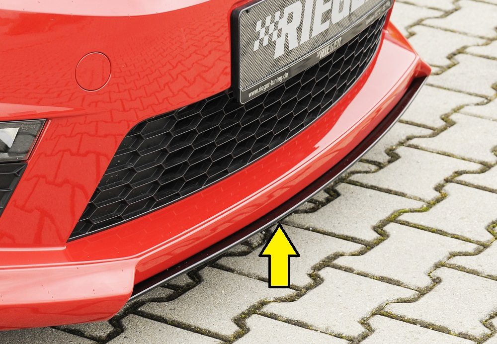 Splitter Rieger para Skoda Octavia RS 5E (antes del facelift)