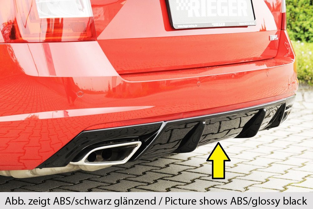 Difusor trasero Rieger para Skoda Octavia RS 5E – V1