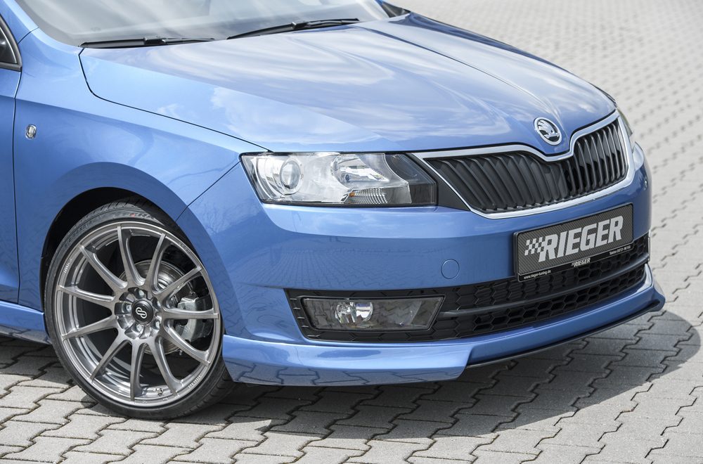 Labio delantero Rieger para Skoda Rapid NH