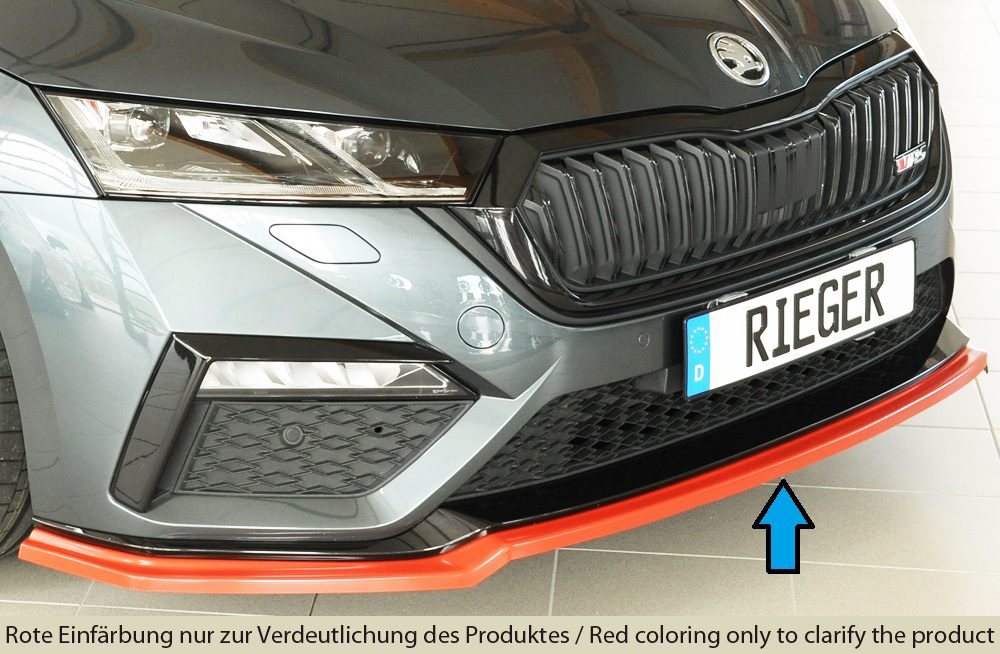 Splitter delantero Rieger para Skoda Octavia RS NX (antes del facelift)