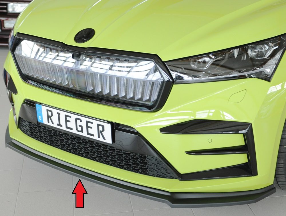 Splitter delantero Rieger para Skoda Enyaq NY (antes del facelift)