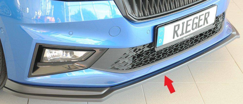 Splitter Rieger para Skoda Fabia PJ