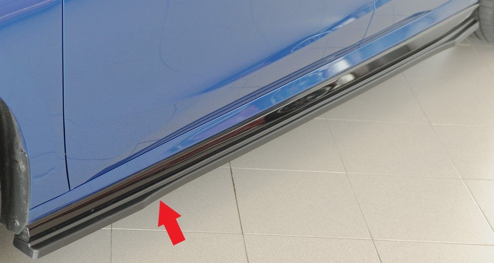 Extensión de talonera Rieger para Skoda Fabia Monte Carlo PJ