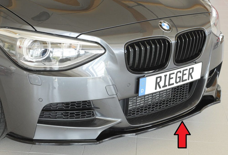 Splitter delantero Rieger para BMW Serie 1 F20/F21 (antes del facelift)