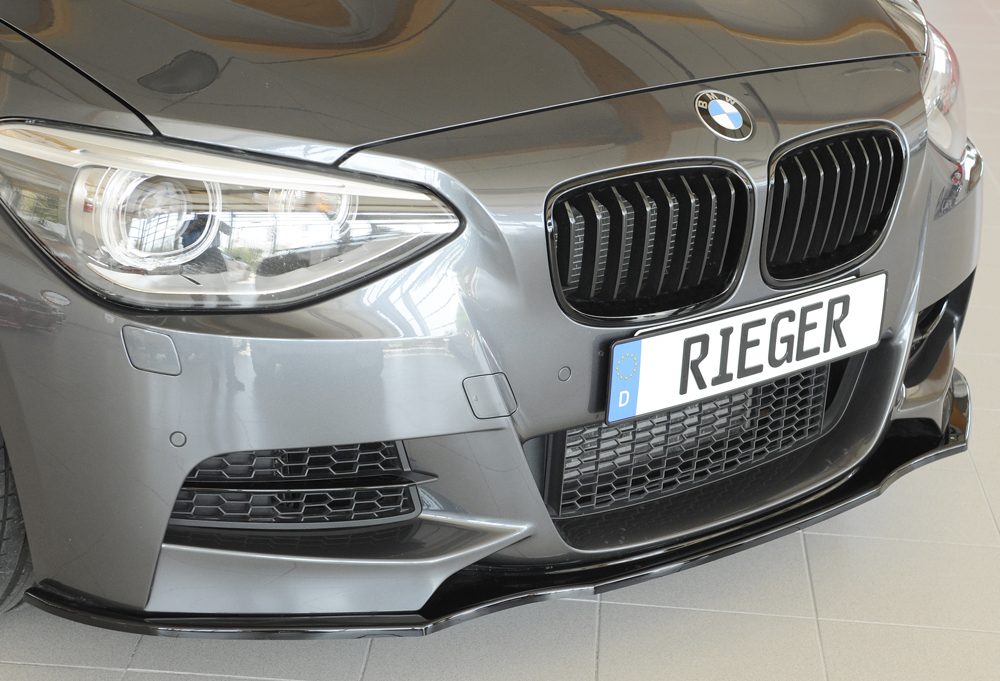 Splitter delantero Rieger para BMW Serie 1 F20/F21 (antes del facelift)