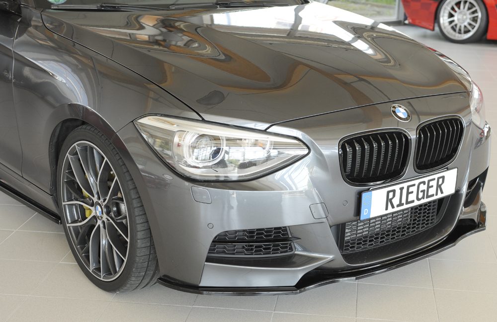 Splitter delantero Rieger para BMW Serie 1 F20/F21 (antes del facelift)