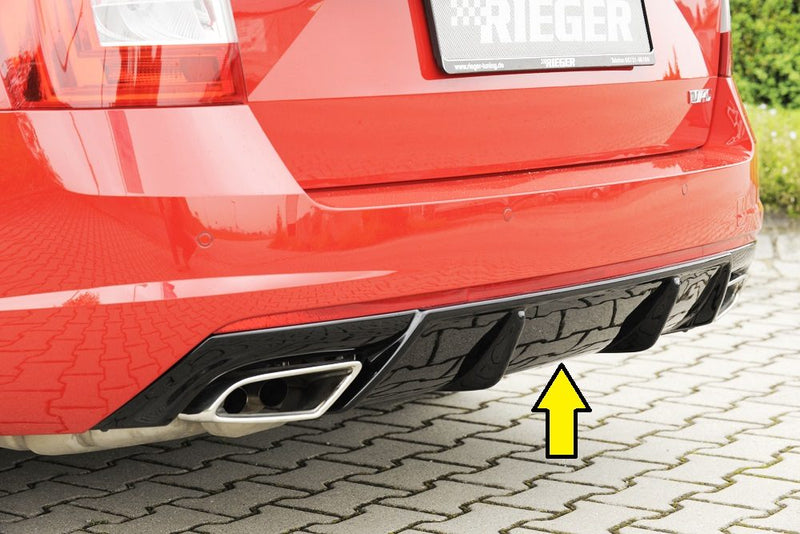 Difusor trasero Rieger para Skoda Octavia RS 5E – V1