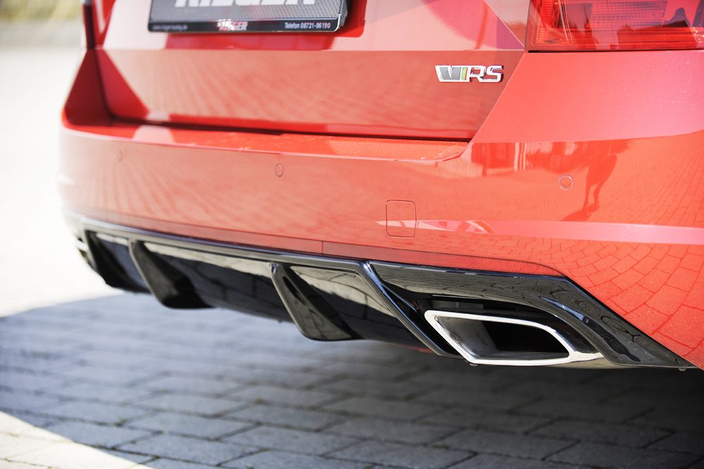 Difusor trasero Rieger para Skoda Octavia RS 5E – V1