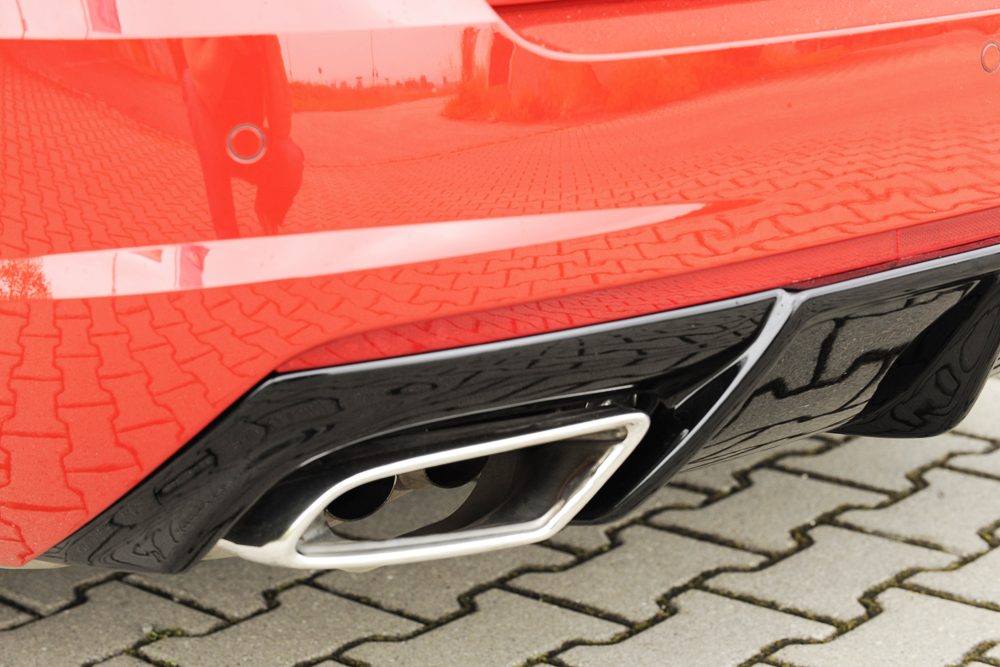 Difusor trasero Rieger para Skoda Octavia RS 5E – V1 – para coches con enganche