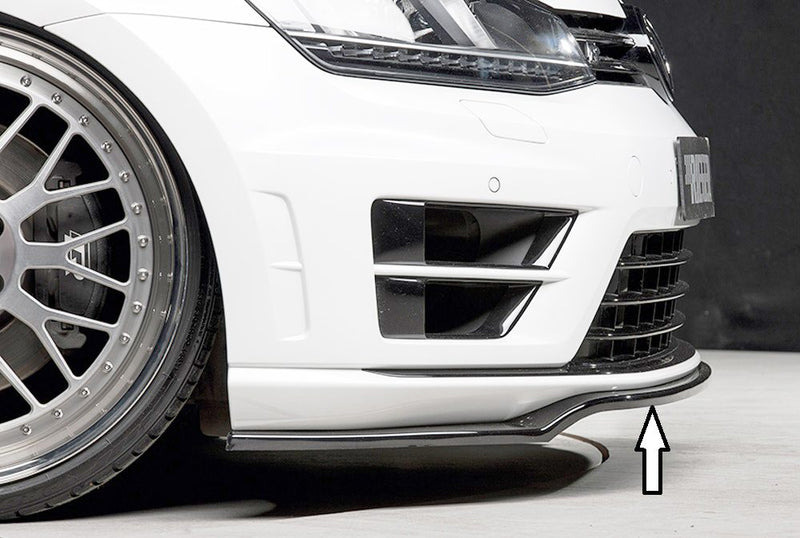 Splitter delantero Rieger para Volkswagen Golf 7 R/R-Line (antes del facelift)