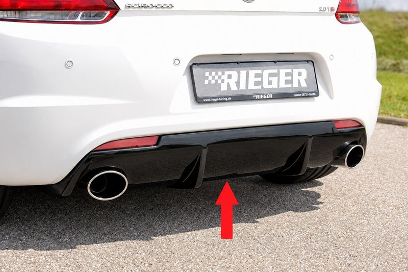 Difusor trasero Rieger para Volkswagen Scirocco III – R