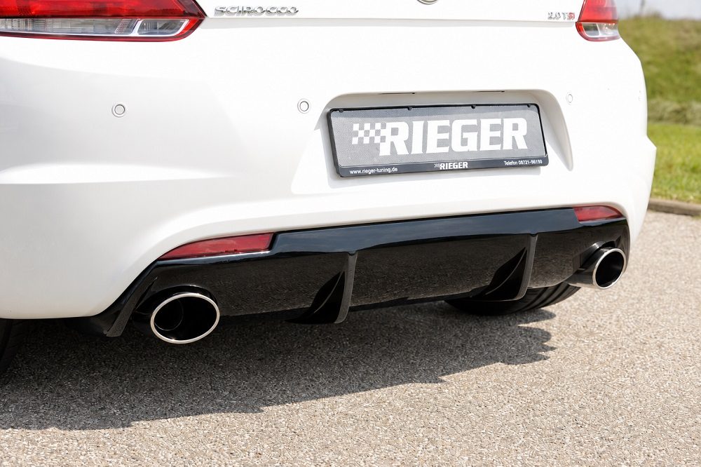 Difusor trasero Rieger para Volkswagen Scirocco III – R