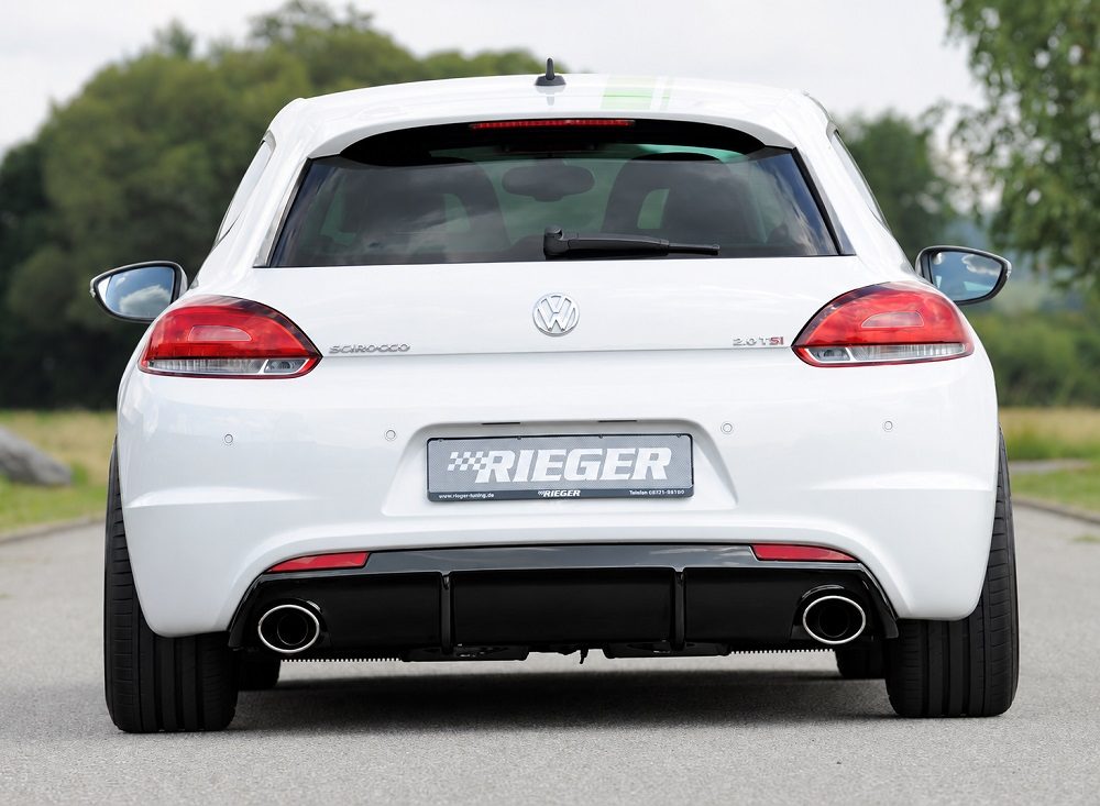 Difusor trasero Rieger para Volkswagen Scirocco III – R