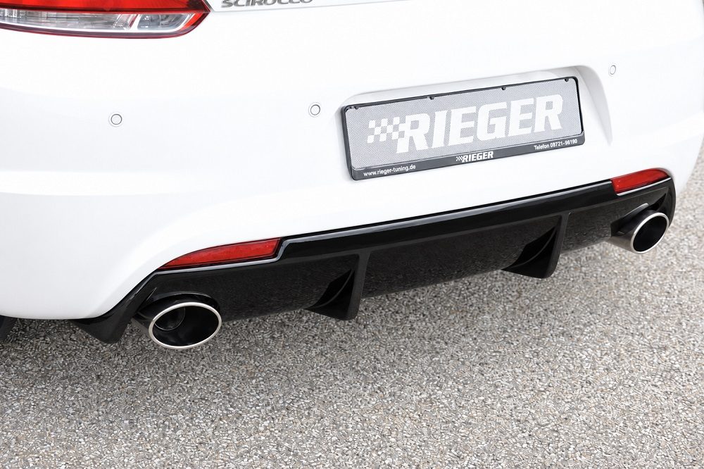Difusor trasero Rieger para Volkswagen Scirocco III – R