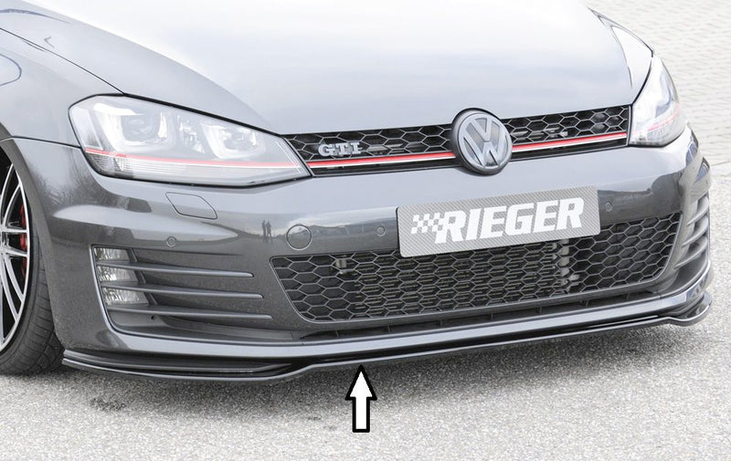 Splitter delantero Rieger para Volkswagen Golf 7 GTI/GTD (antes del facelift)