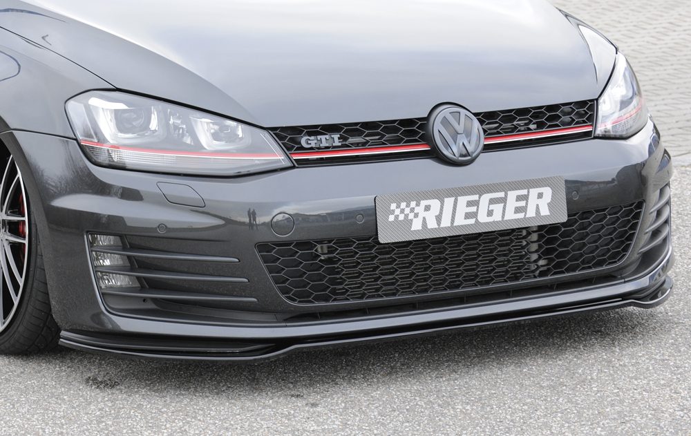 Splitter delantero Rieger para Volkswagen Golf 7 GTI/GTD (antes del facelift)