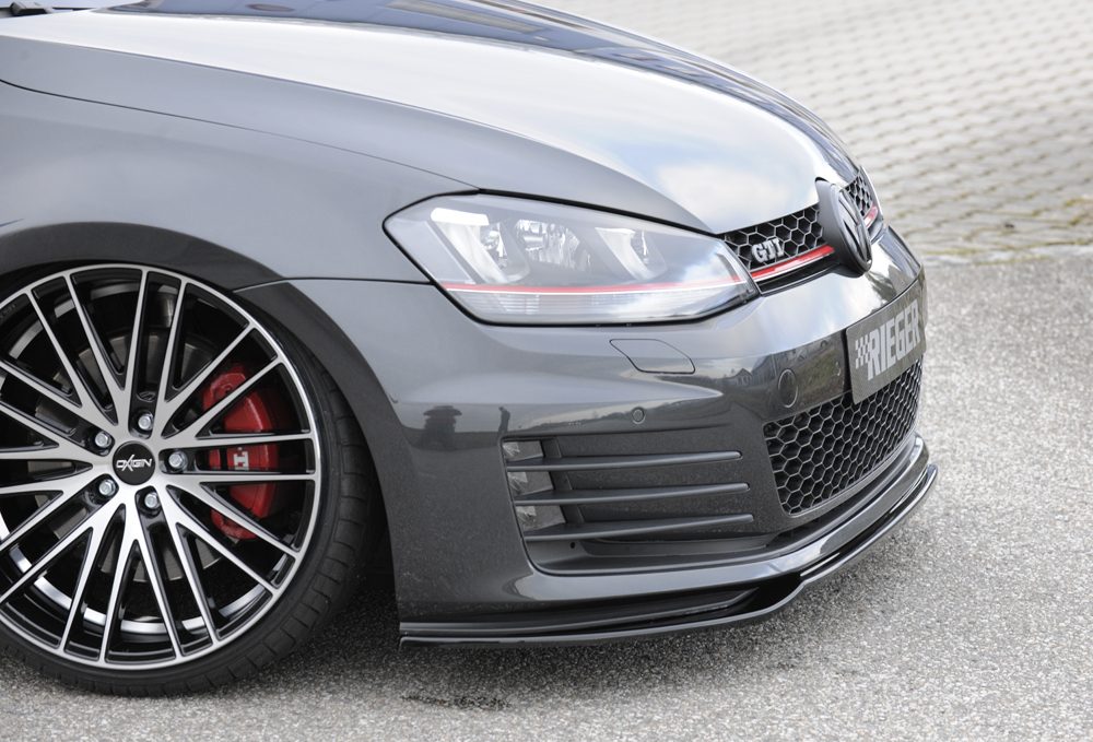 Splitter delantero Rieger para Volkswagen Golf 7 GTI/GTD (antes del facelift)