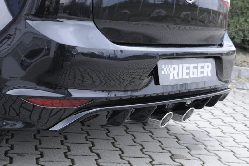 Difusor trasero Rieger para Volkswagen Golf 7 R-Line (antes del facelift)