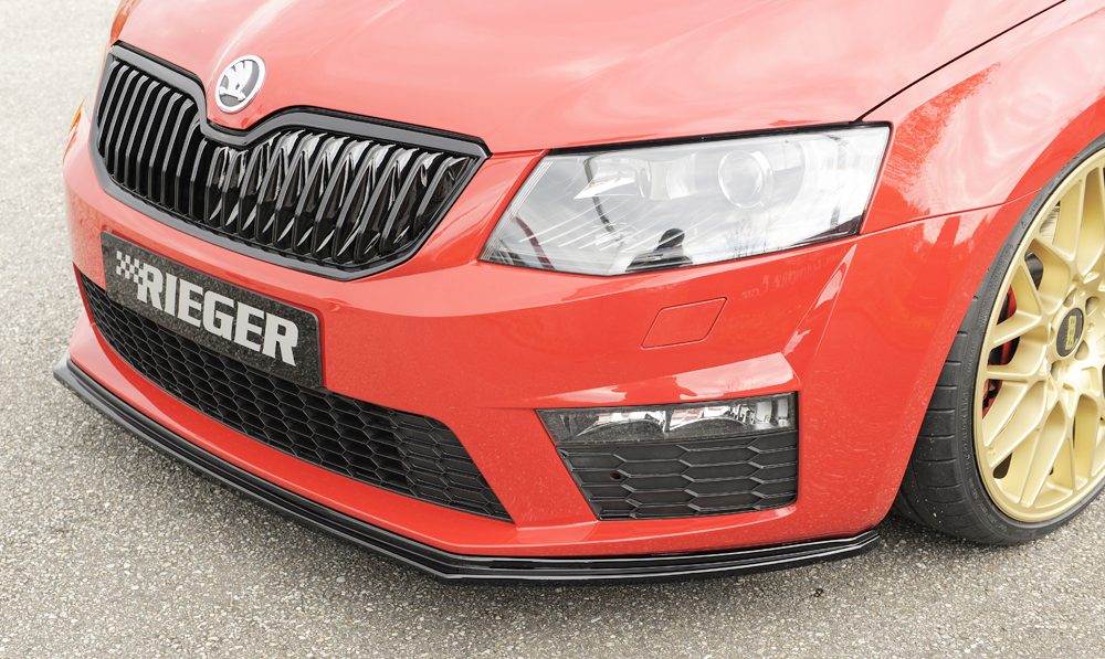 Splitter delantero Rieger para Skoda Octavia RS 5E (antes del facelift)