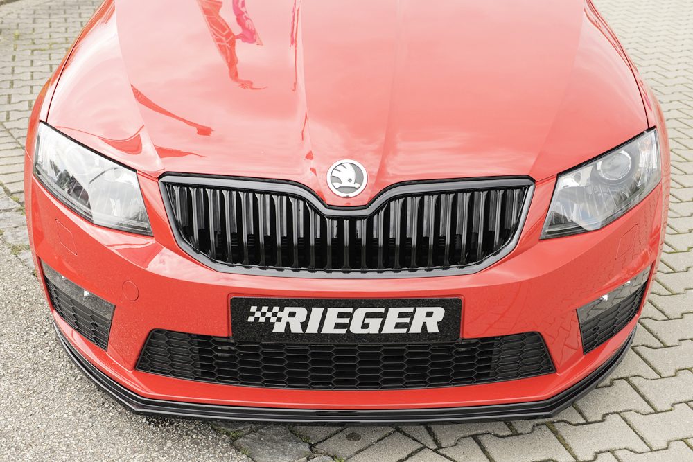 Splitter delantero Rieger para Skoda Octavia RS 5E (antes del facelift)