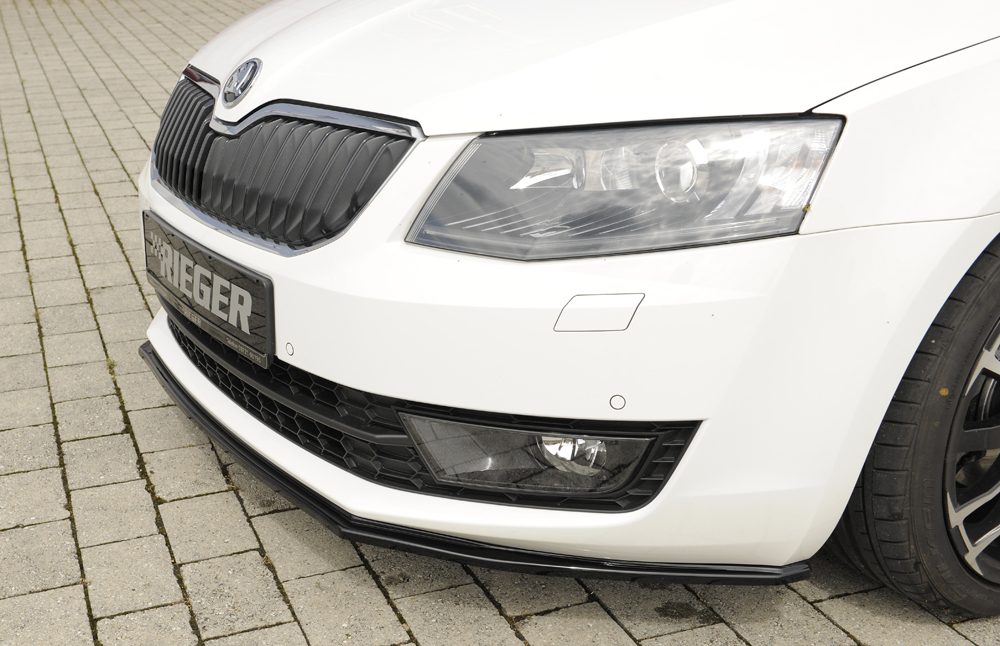 Splitter delantero Rieger para Skoda Octavia 5E (antes del facelift)