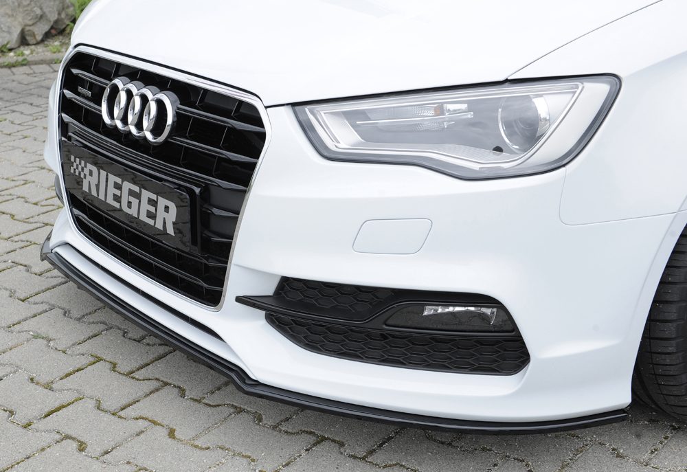 Splitter delantero Rieger para Audi A3/S3 8V (antes del facelift) – sedán