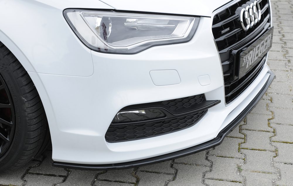 Splitter delantero Rieger para Audi A3/S3 8V (antes del facelift) – sedán