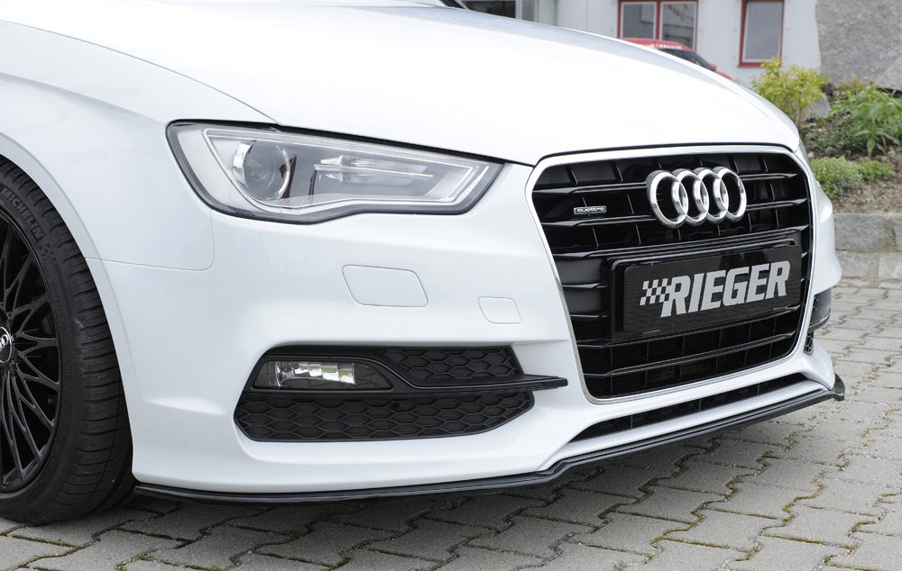 Splitter delantero Rieger para Audi A3/S3 8V (antes del facelift) – sedán