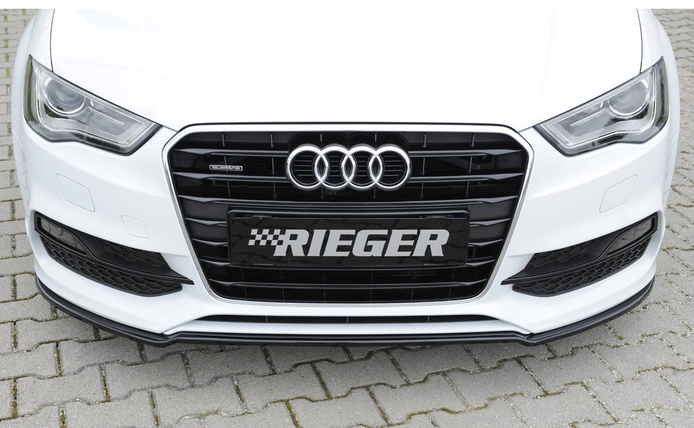 Splitter delantero Rieger para Audi A3/S3 8V (antes del facelift) – sedán