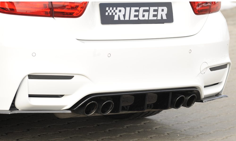 Difusor trasero Rieger para BMW M4 F82/F83 y M3 F80