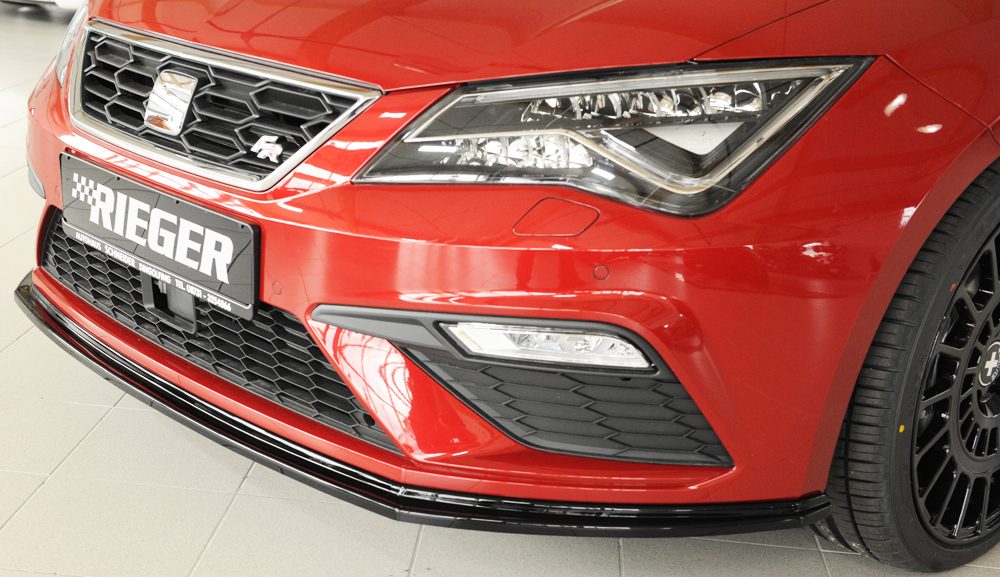 Splitter delantero Rieger para Seat Leon FR/Cupra 5F (después del facelift) – versión plana