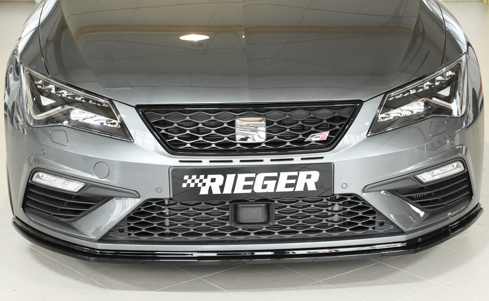 Splitter delantero Rieger para Seat Leon FR/Cupra 5F (después del facelift) – versión plana