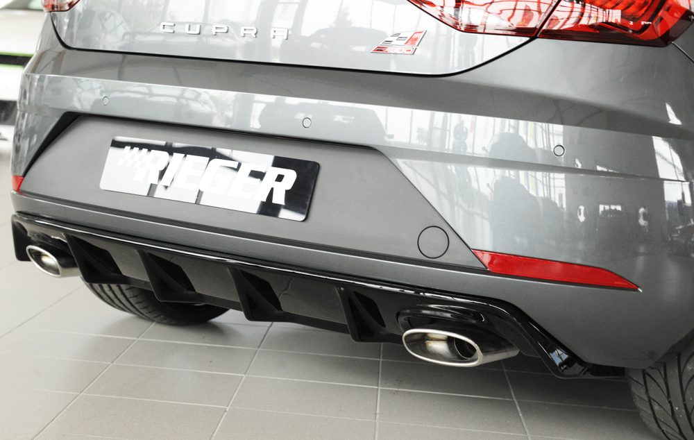 Difusor trasero Rieger para Seat Leon Cupra 5F (después del facelift) – SC