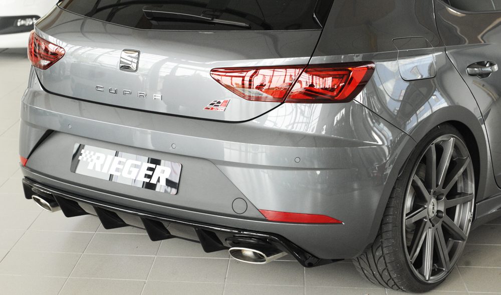 Difusor trasero Rieger para Seat Leon Cupra 5F (después del facelift) – SC