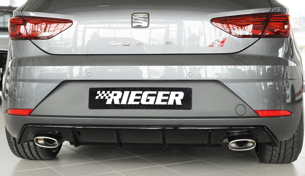 Difusor trasero Rieger para Seat Leon Cupra 5F (después del facelift) – SC