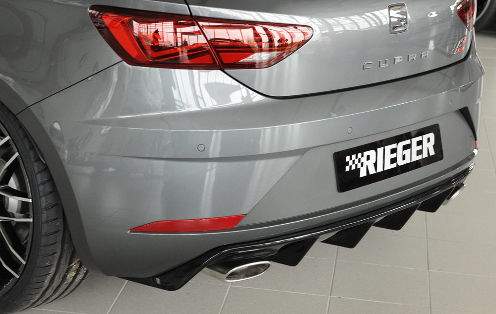 Difusor trasero Rieger para Seat Leon Cupra 5F (después del facelift) – SC