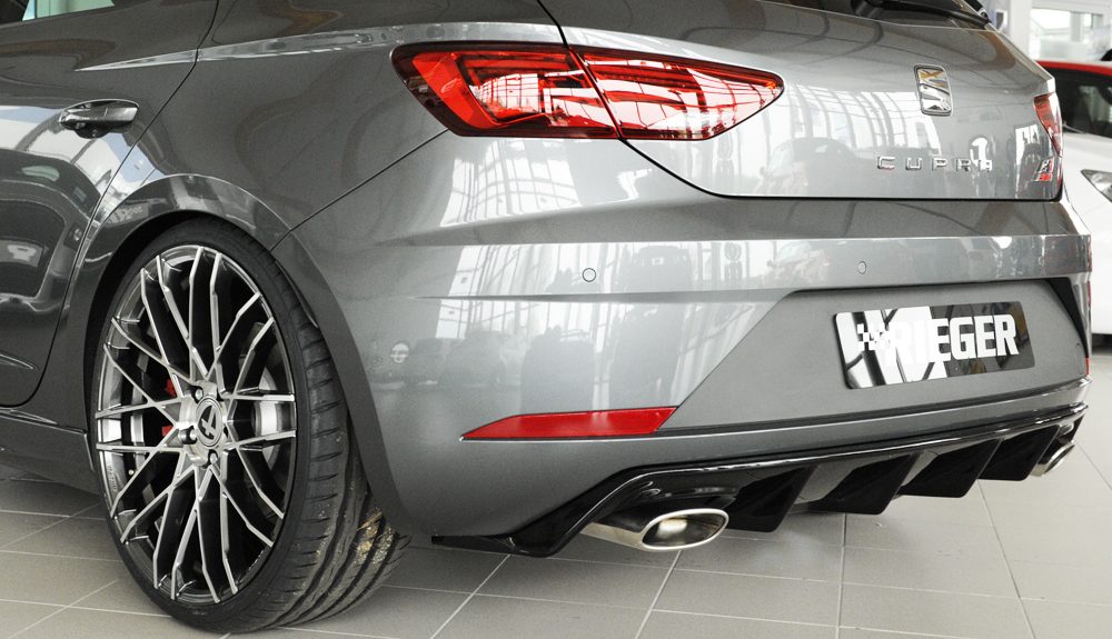 Difusor trasero Rieger para Seat Leon Cupra 5F (después del facelift) – SC
