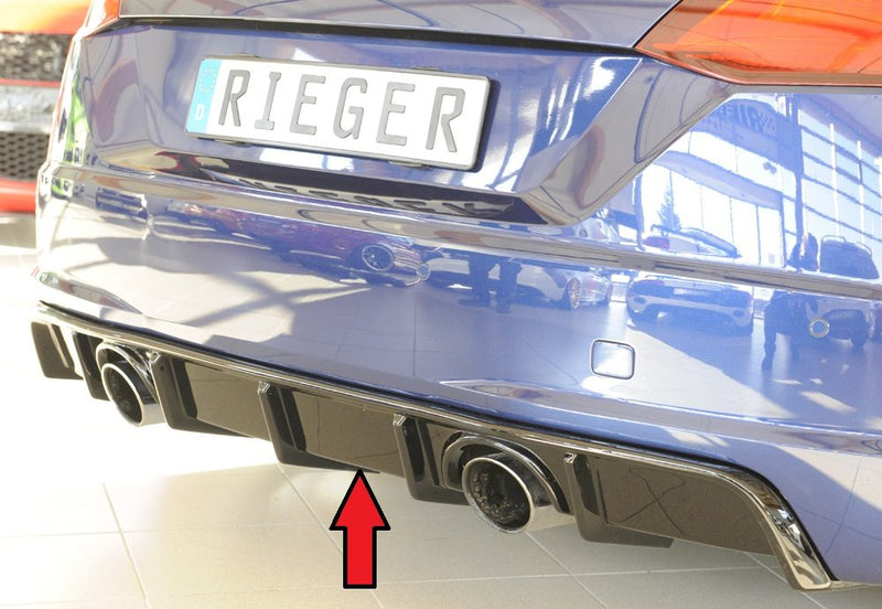 Difusor trasero Rieger para Audi TT FV