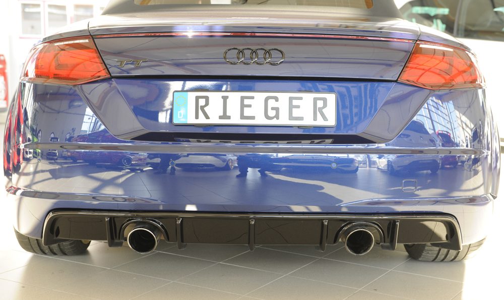 Difusor trasero Rieger para Audi TT FV