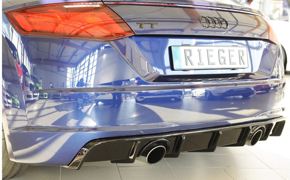 Difusor trasero Rieger para Audi TT FV