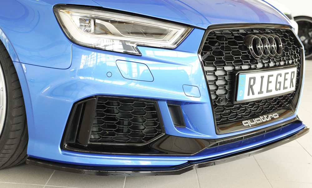 Splitter Rieger para Audi RS3 8V (después del facelift)
