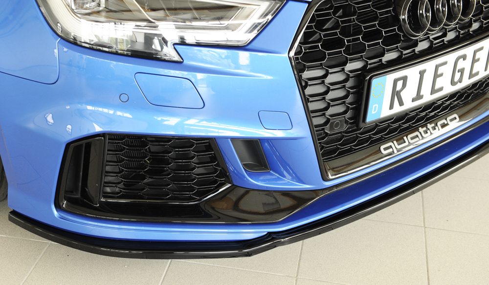Splitter Rieger para Audi RS3 8V (después del facelift)