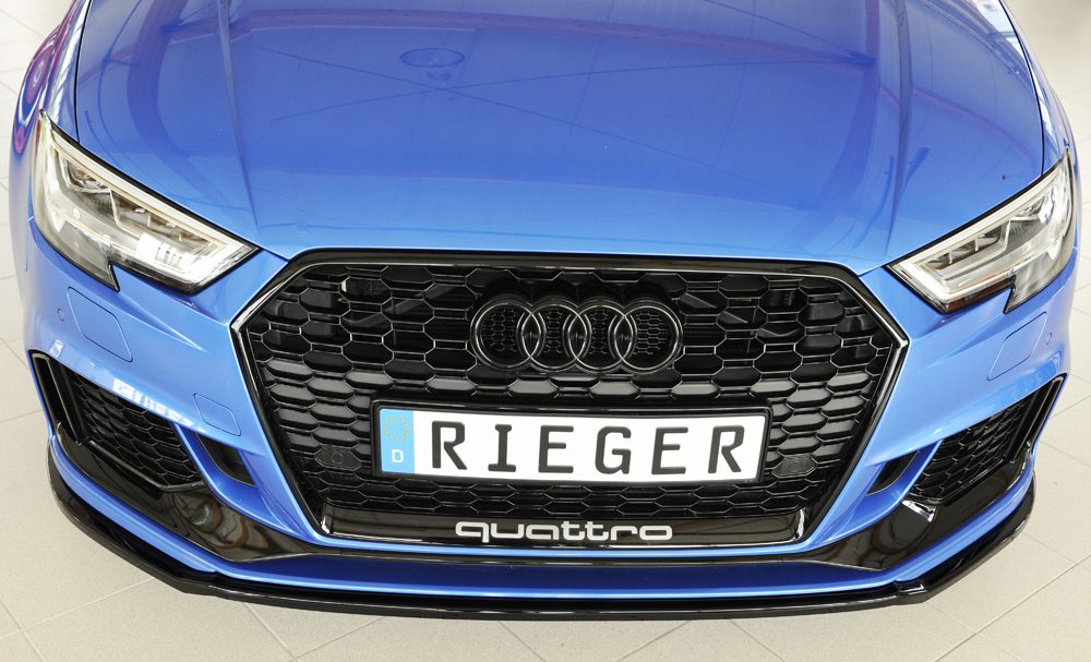 Splitter Rieger para Audi RS3 8V (después del facelift)
