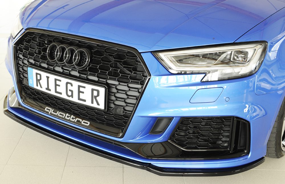 Splitter Rieger para Audi RS3 8V (después del facelift)