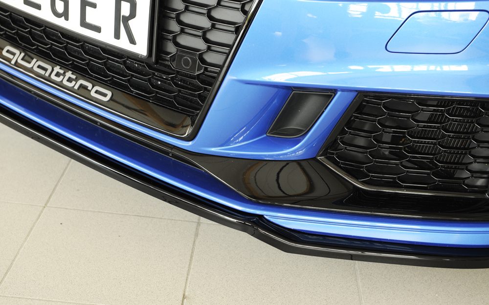 Splitter Rieger para Audi RS3 8V (después del facelift)