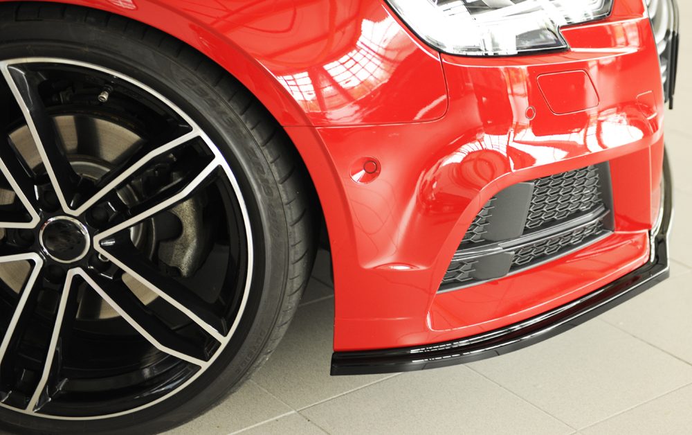 Splitter Rieger para Audi A3/S3 8V (después del facelift) – sedán