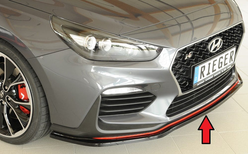 Splitter Rieger para Hyundai i30 N PDE (antes del facelift)